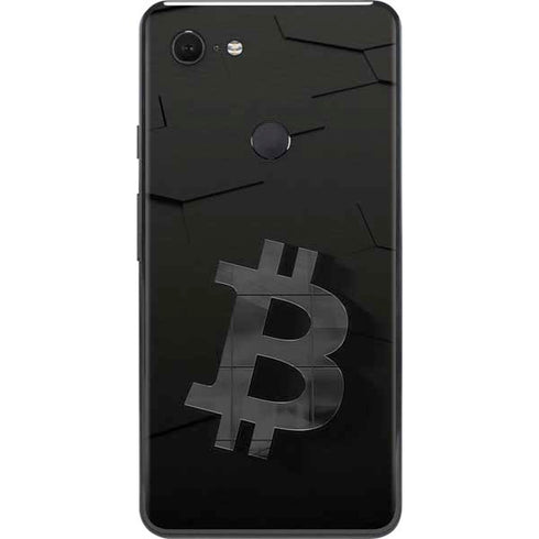 Bitcoin Textured Logo Google Pixel 3 XL Skin